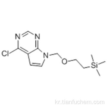 4- 클로로 -7 ((2- (트리메틸 실)에 톡시) 메틸) -7H- 피롤로 [2,3-D] 피리 미딘 CAS 941685-26-3